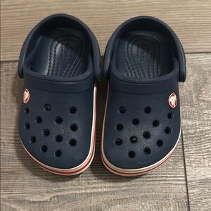 Baby Navy Blue Crocs